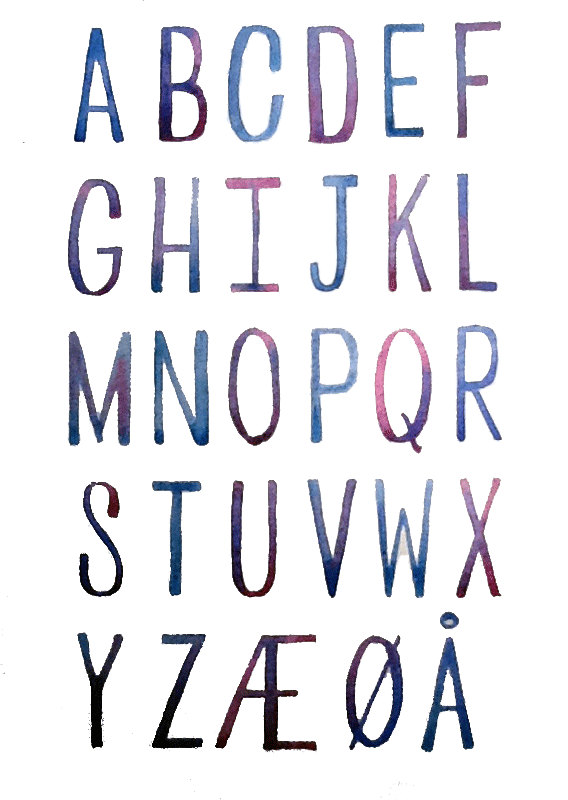Danish alphabet